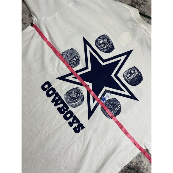 NWT Logo Athletic Dallas Cowboys Got Rings? Champs NFL T-Shirt Men’s 2XL NOS - Picture 11 of 12